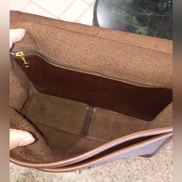 Vintage Coach Willis Bag 9927 Cross Body Mahogany Brown, 1990s - Picture 8 of 17